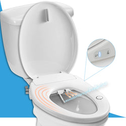 BUTT BUDDY Suite - Smart Bidet Attachment (Cool & Warm Water Sprayer, Air Dryer & Toilet Seat )