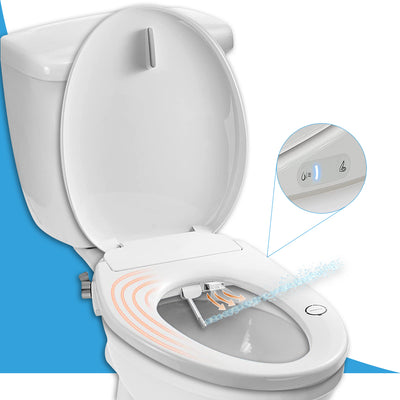 BUTT BUDDY Suite - Smart Bidet Attachment (Cool & Warm Water Sprayer, Air Dryer & Toilet Seat )