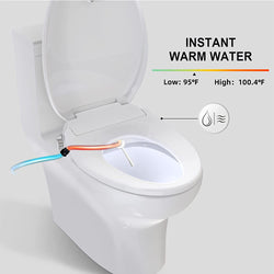 BUTT BUDDY Suite - Smart Bidet Attachment (Cool & Warm Water Sprayer, Air Dryer & Toilet Seat )