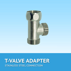 T-Valve Adapter - Stainless Steel Connection (7/8")